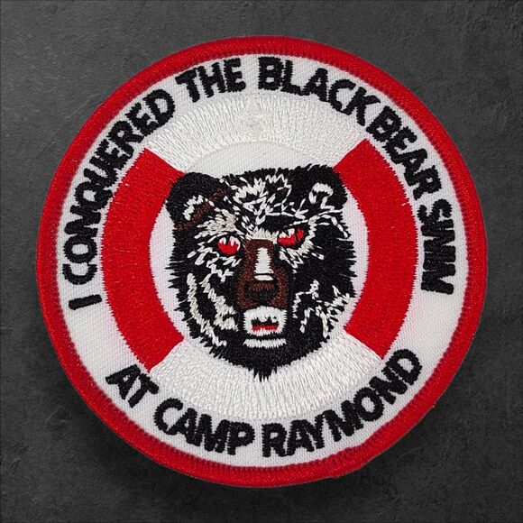 Camp Raymond AZ BSA “I Conquered the Black Bear Swim” Patch – Boy Scouts - Picture 2 of 4